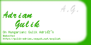 adrian gulik business card